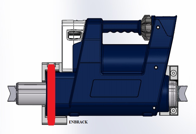 R521ewxt-zusammenbau-LF_1100-180_1100-173_3 ENBRACK mount for LukasRescue Ram R 521 E3,  horizontally