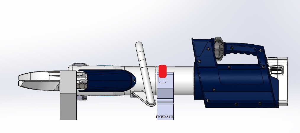 S799-eWXT-zusammenbau-LF17g6wgftnjJb4A ENBRACK mount for Lukas Cutter S 799 E3, horizontally