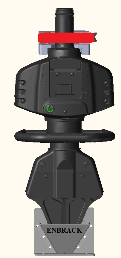 ENBRACK Halterung für Holmatro GCT 5111 / GCT 5114 und GCT 5117, stehend