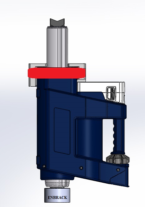 ENBRACKmount for Lukas Rescue Ram R 522 E3, upright