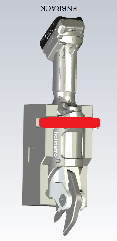 ENBRACK Halterung für Holmatro CCU 10, liegend & Wandmontage