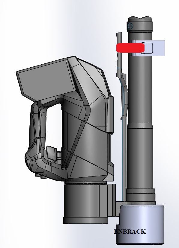 ENBRACK Halterung für Weber RZT 2-E-Force 2 Serie, stehend -ACHTUNG NUR ÄLTERE VERSION-