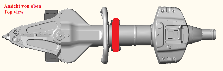 ENBRACK mount for Holmatro G/CT 5160 horizontally