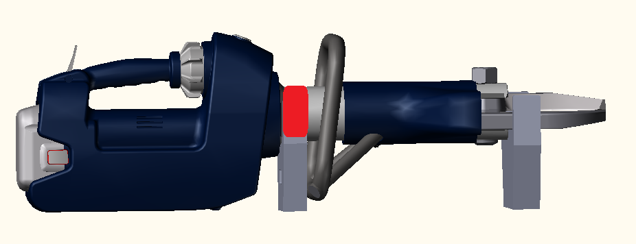 ENBRACK mount for Lukas cutter S 311 E2 horizontally