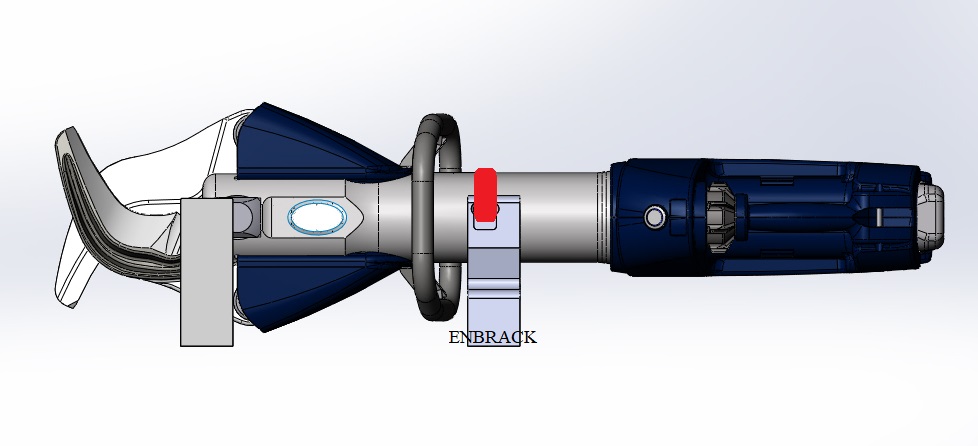 ENBRACK mount forLukas Cutter S 799 E2, horizontally sidewards