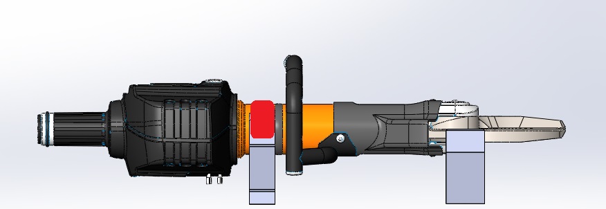 ENBRACK Halterung für Holmatro G/CU 5030 , liegend