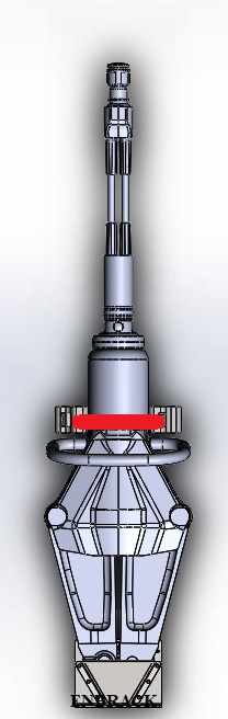 ENBRACK mount for Weberrescue SP 50 BS / SP 50 BS E-Force, upright