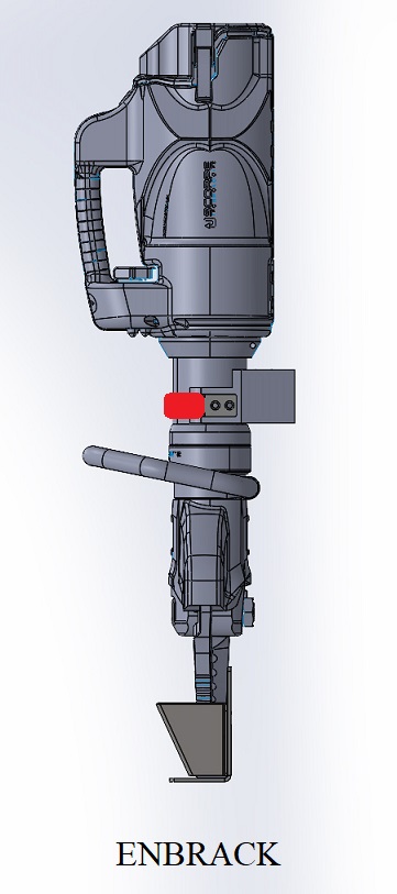 ]ENBRACK mount for Scorpe Greenspirit SK 2, upright