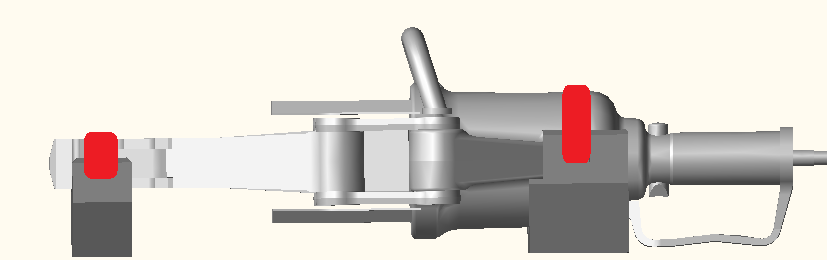 ENBRACK Halterung für Weberrescue SP 80, liegend ENBRACK Halterung für Weberrescue SP 80, liegend