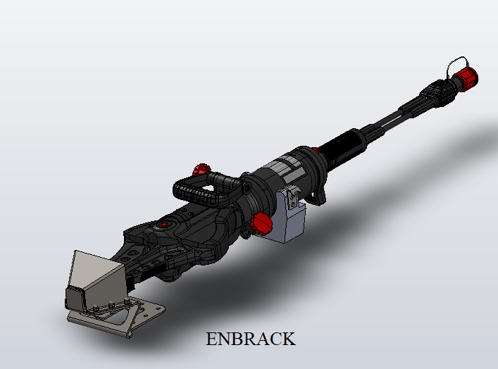 Halterung für Weber Rescue Kombigerät SPS 480/ SPS 480 E-Force/S-Force, liegend