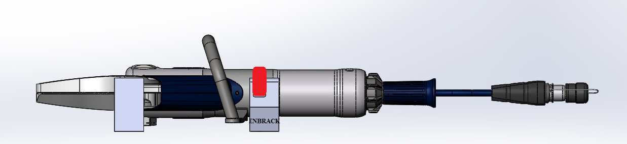 ENBRACK mount for Lukas CutterS 789, horizontally