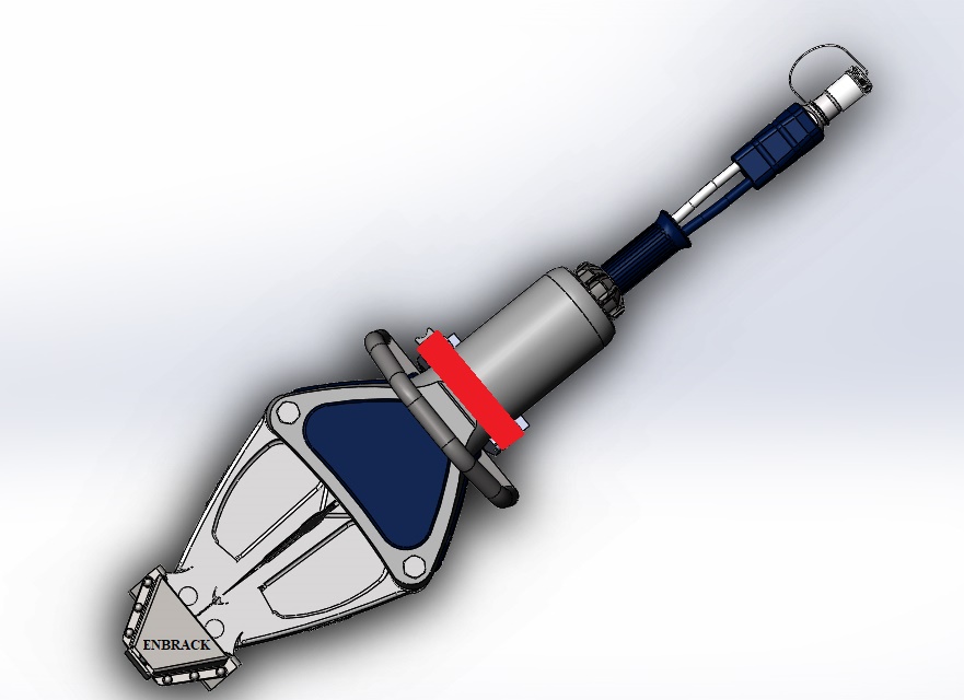 ENBRACK Halterung für Lukas SP 777, liegend