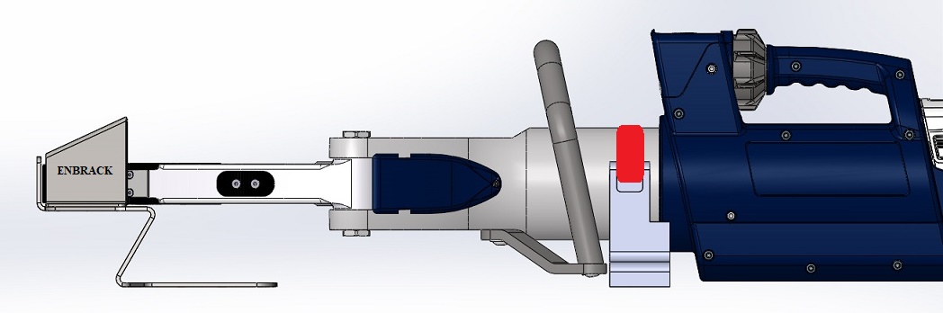 ENBRACK Halterung für Lukas SP 555 E3, liegend