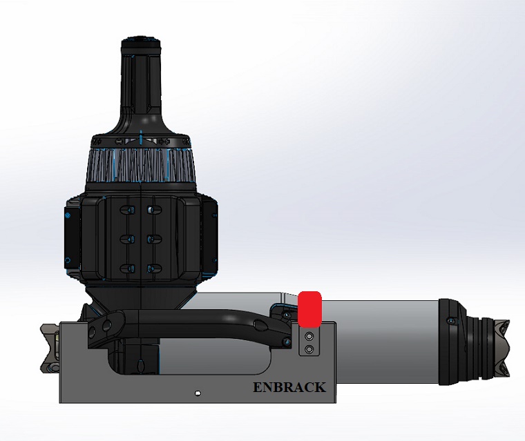 ENBRACK mount for Holmatro PRA 50, liegend, horizontally sidewards