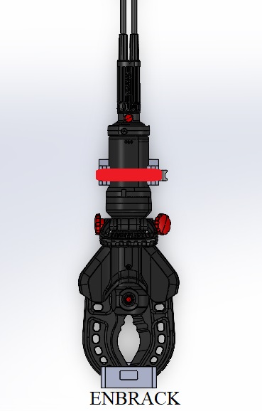 ENBRACK Halterung für Weber Rescue Schneidgerät RSC 190/RSC 190 E-Force/S-Force, stehend