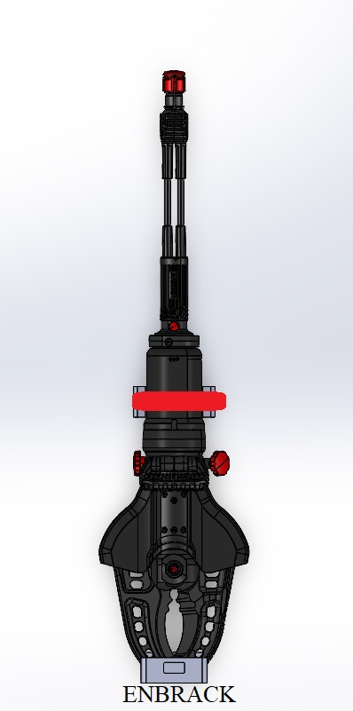 ENBRACK Halterung für Weber Rescue Schneidgerät RSC 200/RSC 200 E-Force/S-Force, stehend