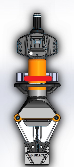 GSP5260EVO-zusammenbau-stehend1 ENBRACK Halterung für Holmatro GSP 5260, stehend