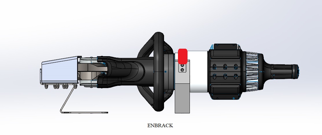 ENBRACK Halterung für Holmatro PCU 50, liegend