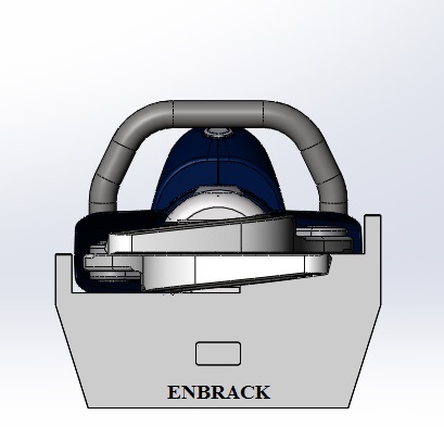 ENBRACK mount for Lukas Cutter S 799 E2, horizontally