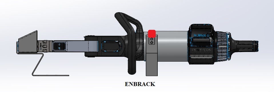 ENBRACK Halterung für Holmatro PSP 60, liegend