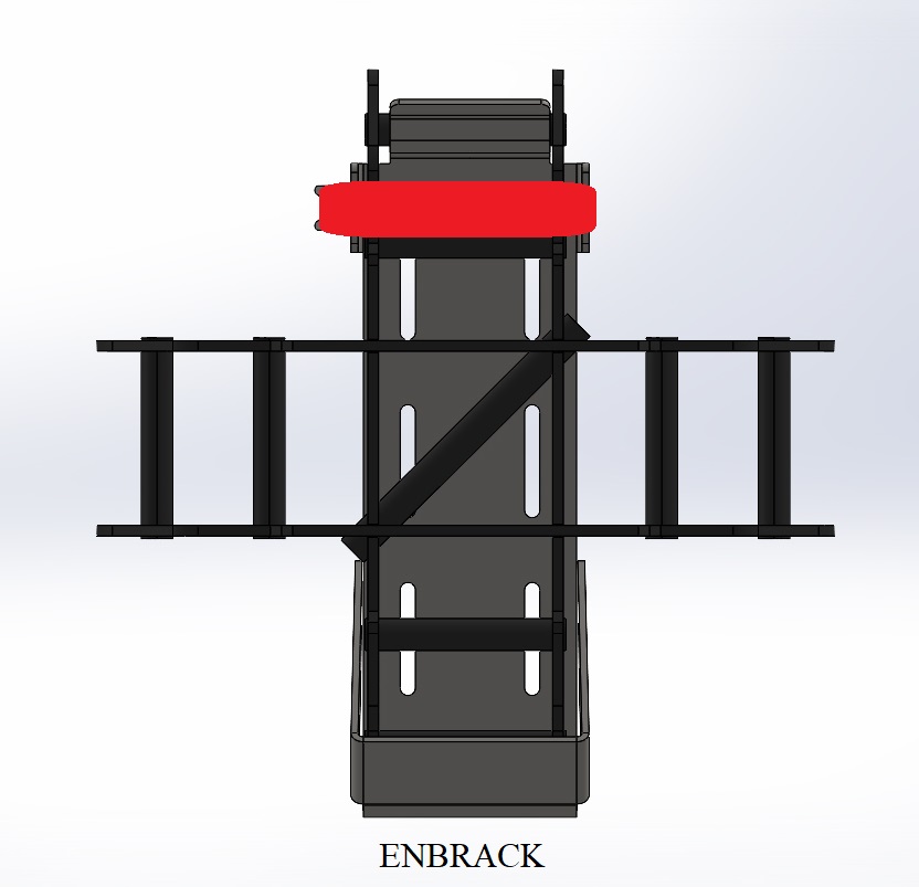 ENBRACK mount for Holmatro Cross Ram Support XRSO1 L