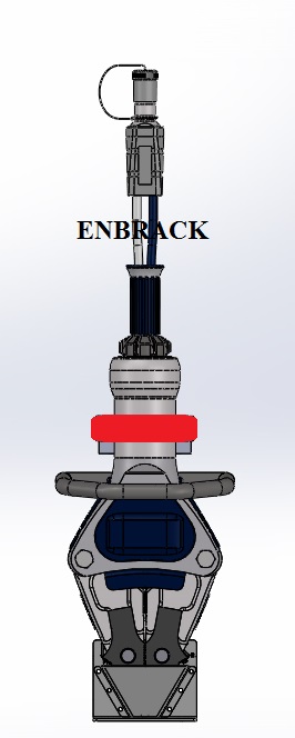 ENBRACK mount for LUKAS Spreader SP 333, upright