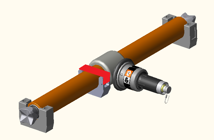 ENBRACK Halterung für Holmatro RA 4322, RA, 4332, liegend