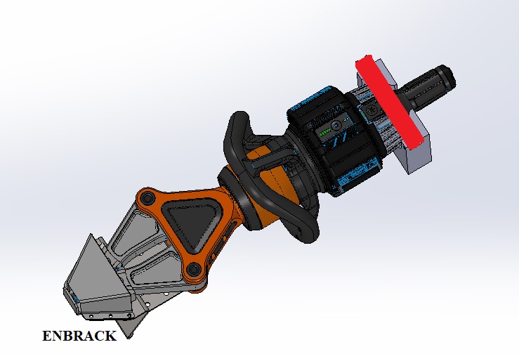 ENBRACK mount for Holmatro PSP 40 CL , horizontally