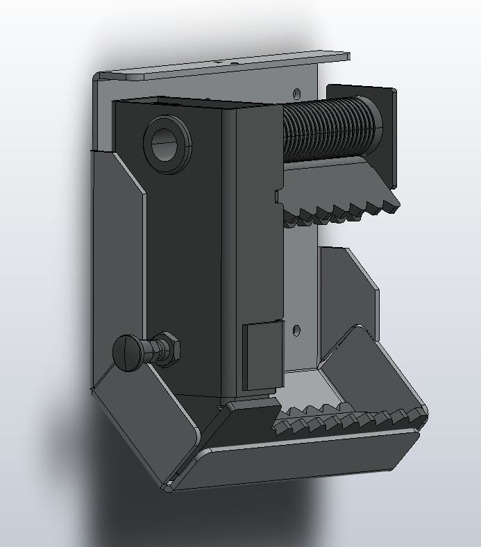 ENBRACK mount for Lukas Ram Support LRS-C, horizontally /upright