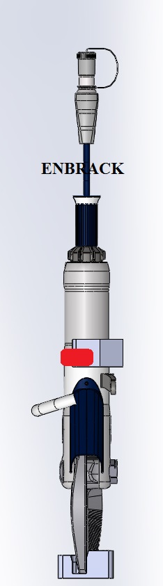 ENBRACK mount for Lukas Cutter S 788, upright