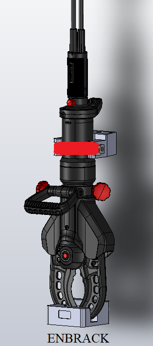 313-001-RSC170-EF-SF-S-01 ENBRACK Halterung für Weber Rescue Schneidgerät RSC 170, stehend