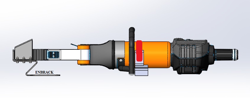 ENBRACK mount for Holmatro GSP 5260, horizontally