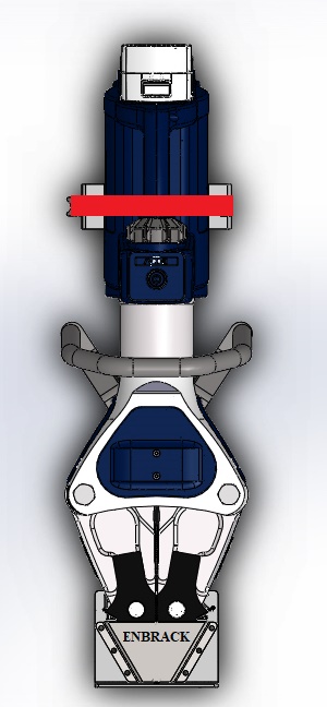 ENBRACK Halterung für Lukas SP 333 E3, stehend