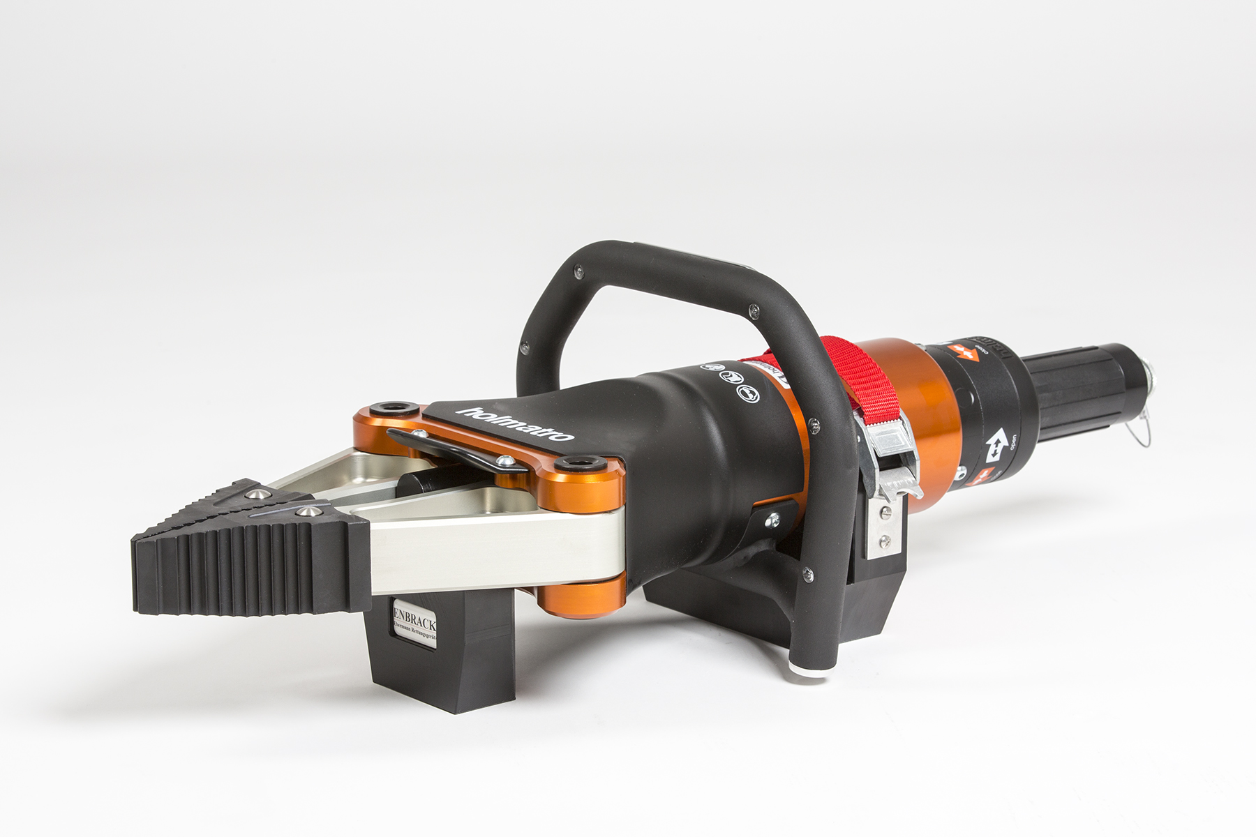 Enbrack_Klein_09_2016_02 ENBRACK Halterung für Holmatro G/SP 5240 CL, liegend