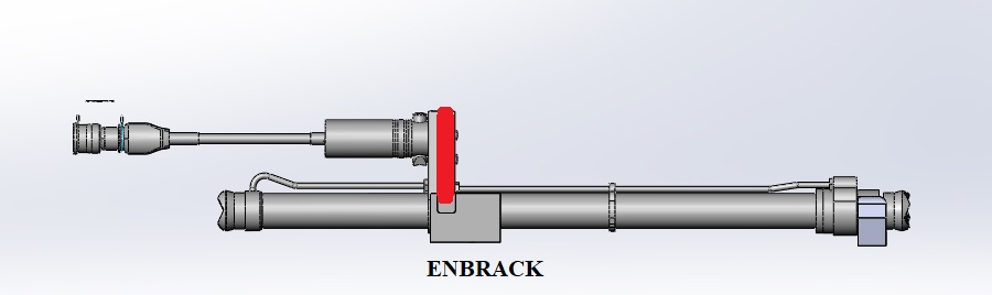 ENBRACK Halterung für Weberrescue RZ 1-1810 Crossrammer, liegend seitlich