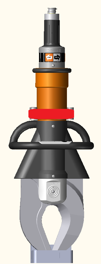 ENBRACK mount for Holmatro CU 4050/4055 upright.