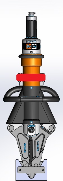 ENBRACK mount for Holmatro G/CT 4150. Upright