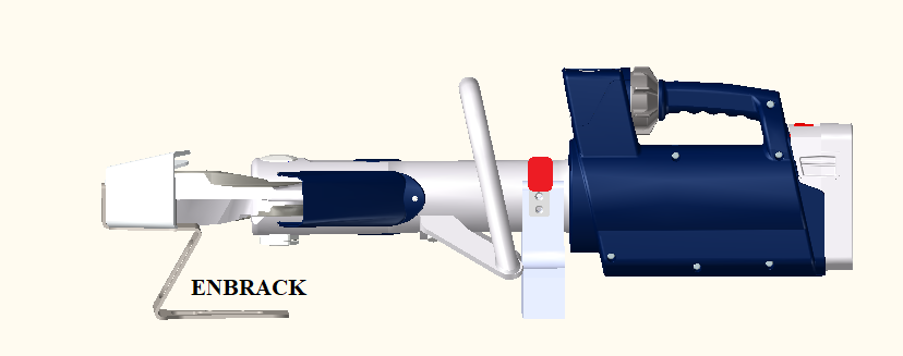 ENBRACK mount for Lukas Cutter S 378 E3, horizontally