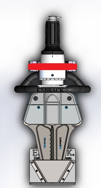 CT5114-zusammenbau_stehend1 ENBRACK mount for Holmatro HCT 5111, upright