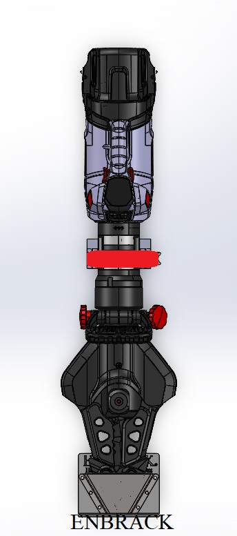 ENBRACK Halterung für Weber Rescue Kombigerät SPS 360, SPS 360 E-Force, SPS 360 S-Force, stehend