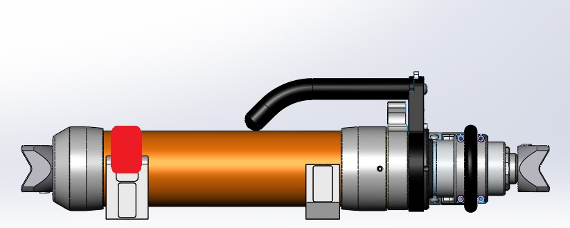 ENBRACK mount for Holmatro XR 4360. Horizontally