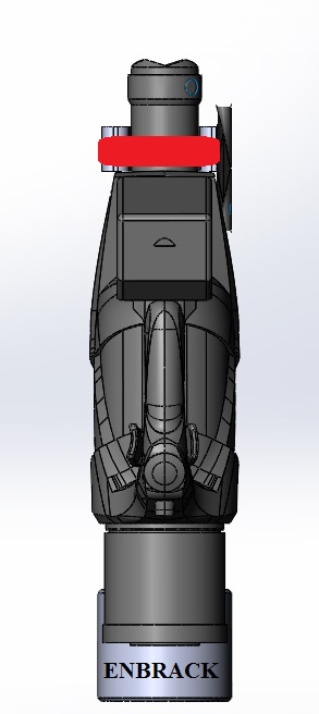 ENBRACK mount for Weber RZT 2-E-Force 2 Series, upright