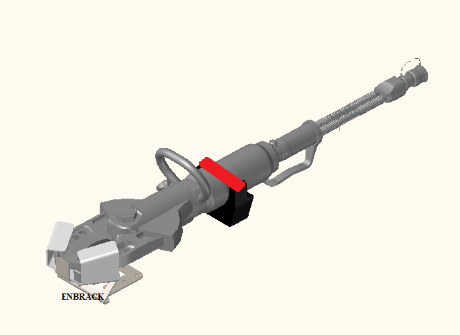 ENBRACK Halterung für Weber Rescue Schneidgerät RS 170-105, liegend