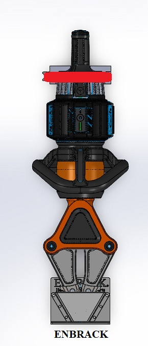 ENBRACK mount for Holmatro PSP 40 CL , upright
