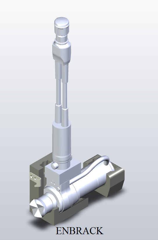 ENBRACK mount for Weber Rescue RZT 2-600 / RZT 2-600 RC7,  horizontally sidewards, Manufactured from year 01/2024 onwards  ENBRACK mount for Weber Rescue RZT 2-600 / RZT 2-600 RC7,  horizontally sidewards, Manufactured from year 01/2024 onwards