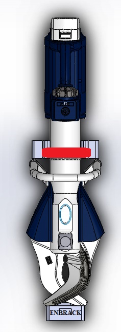 ENBRACK mount for Lukas Cutter S 799 E3, upright