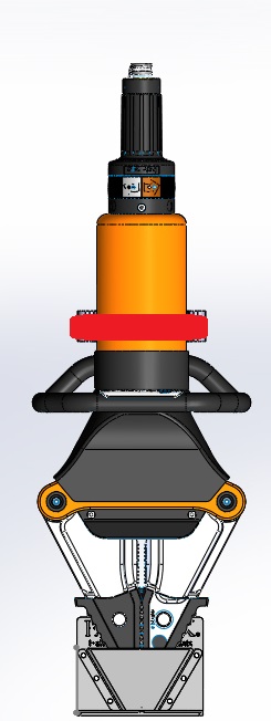 ENBRACK mount for Holmatro SP 5250. Upright