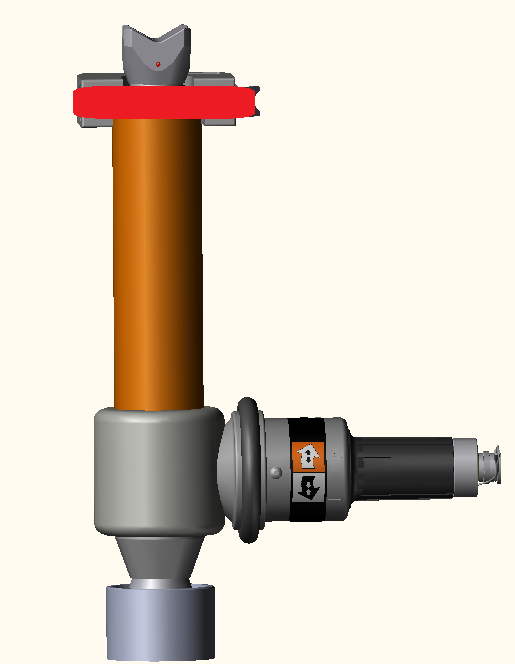 ENBRACK  mount for Holmatro RA **21/31C, upright