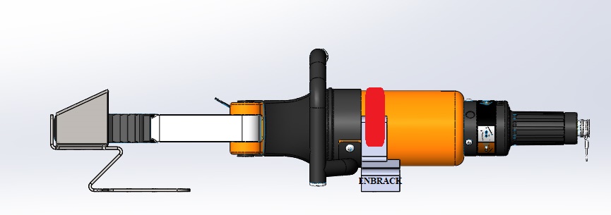 ENBRACK mount for Holmatro SP 5240. Horizontally