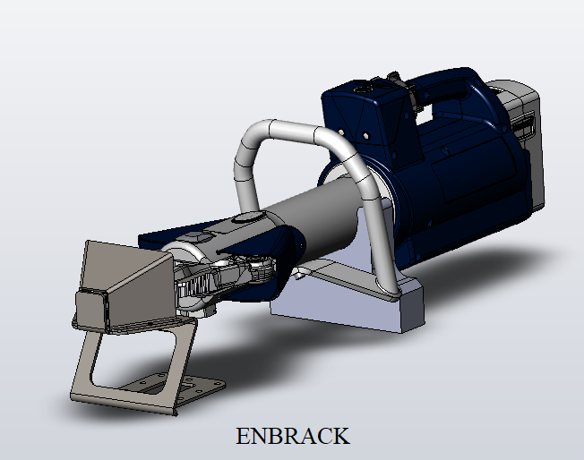 ENBRACK mount for Lukas Combitool SC 358 E3, horizontally  ENBRACK mount for Lukas Combitool SC 358 E3, horizontally